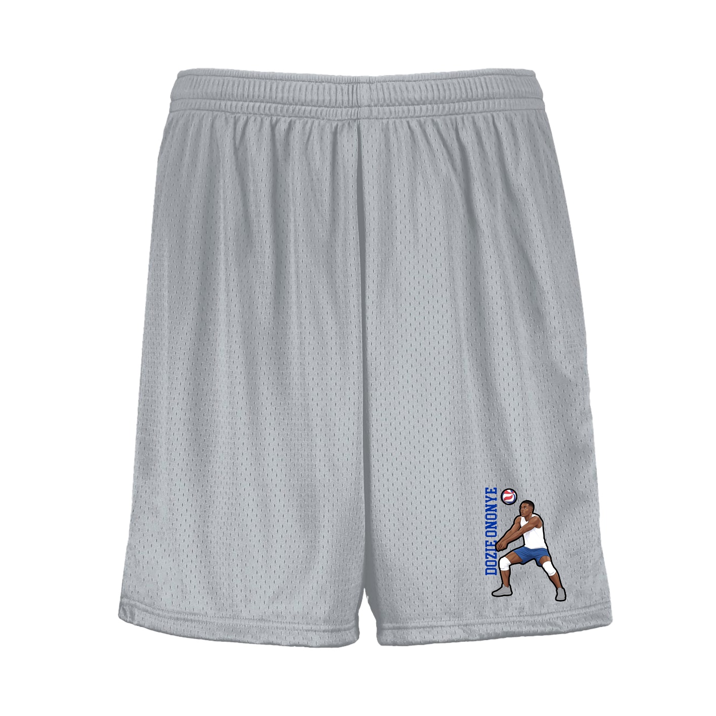 Shorts — Name Vertical in Silver