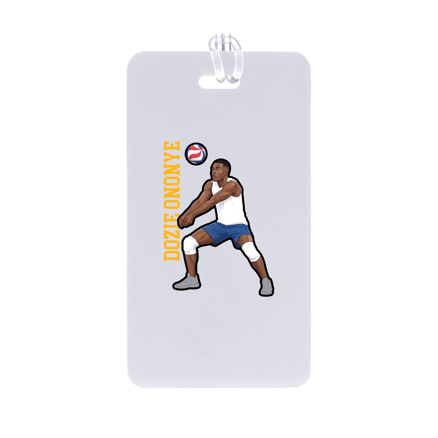 Bag Tag — Name Vertical in Classic