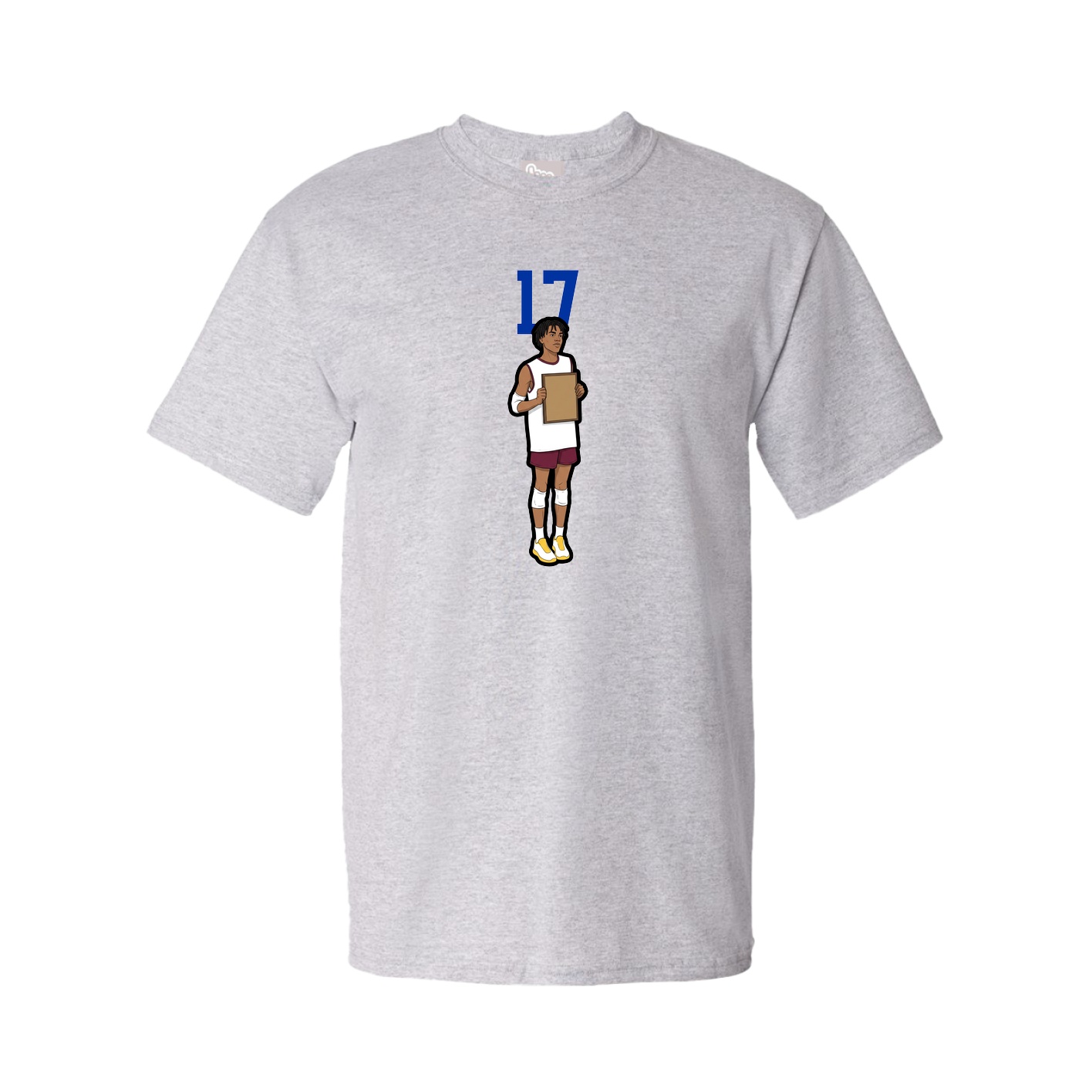 Tee — Number Top in Grey