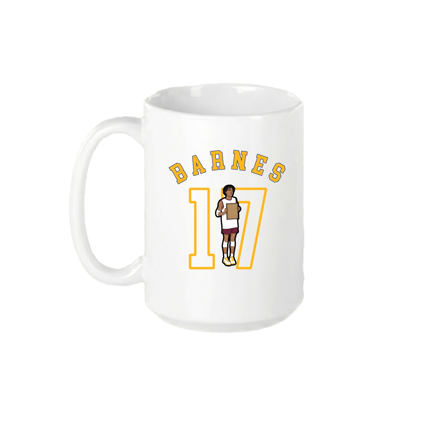 15oz Coffee Mug — Shirsey Arch in White