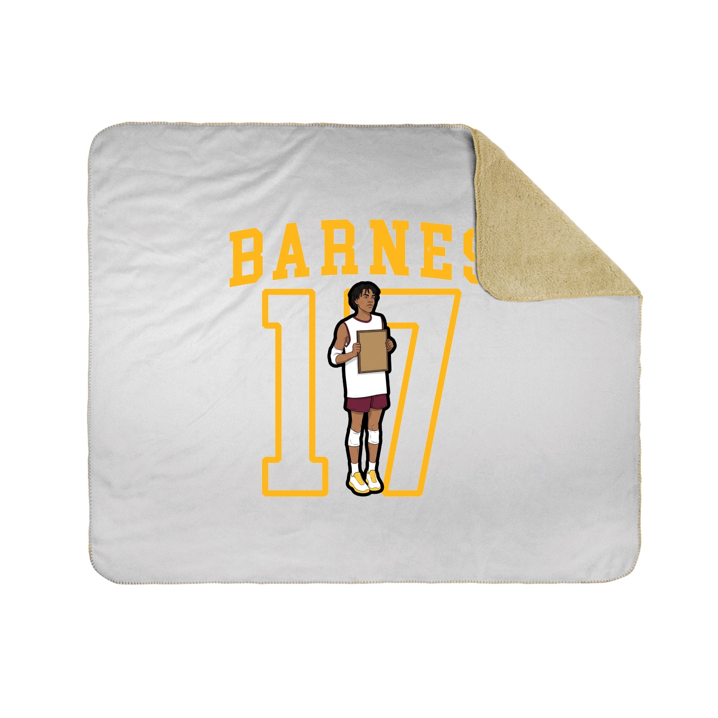 Throw Blanket — Shirsey in White