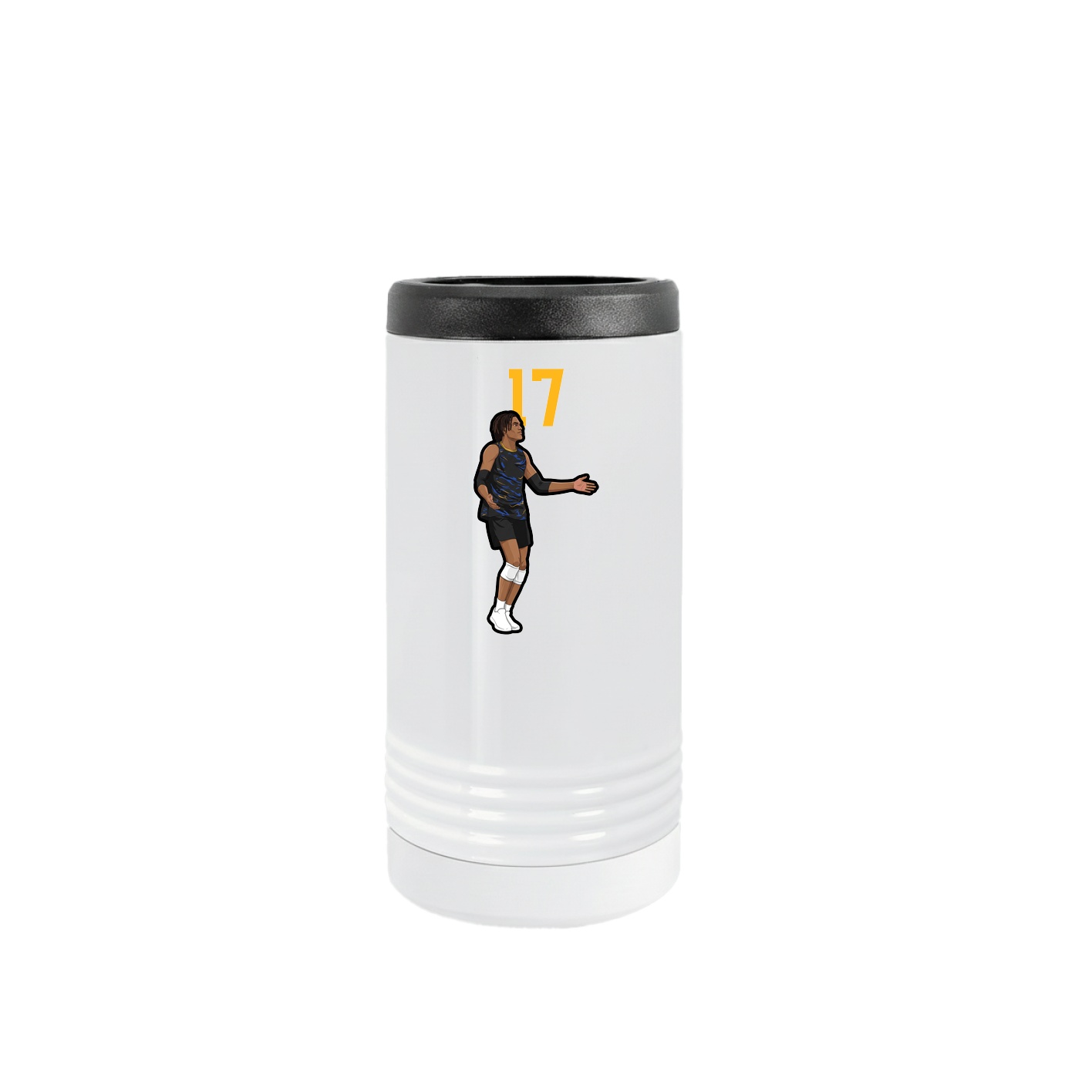 Slim Beverage Holder — Number Top in White