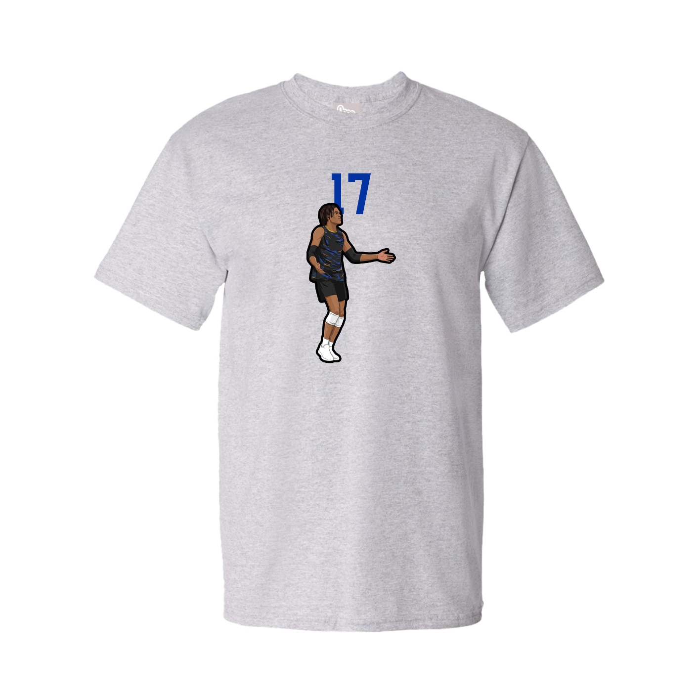 Tee — Number Top in Grey
