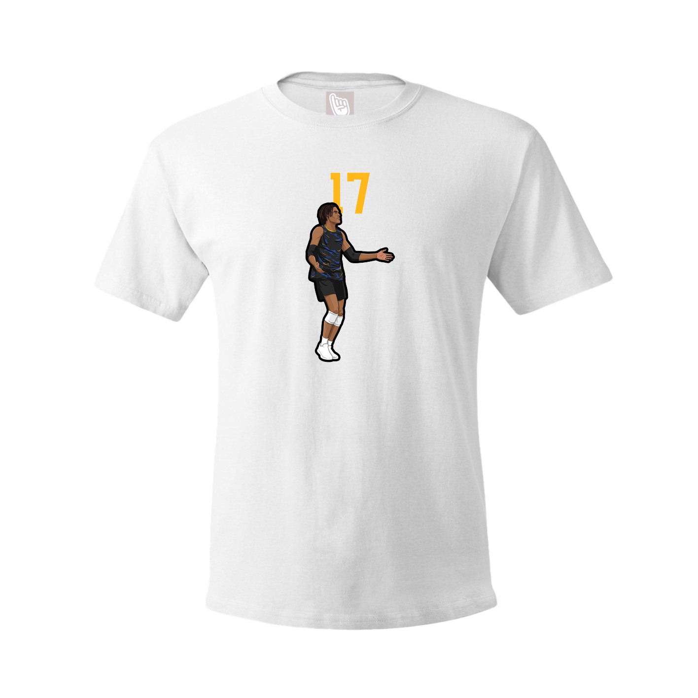 Tee — Number Top in White