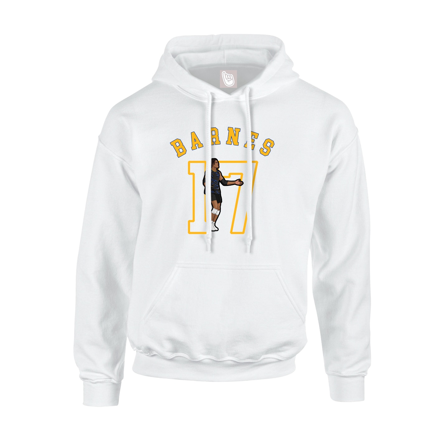 Youth Hoodie — Shirsey Arch in White