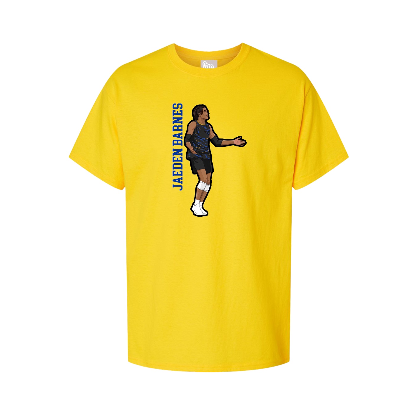 Tee — Name Vertical in Gold