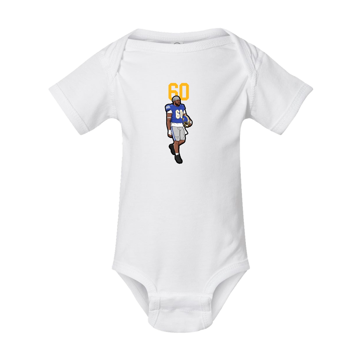 Baby Onesie — Number Top in White