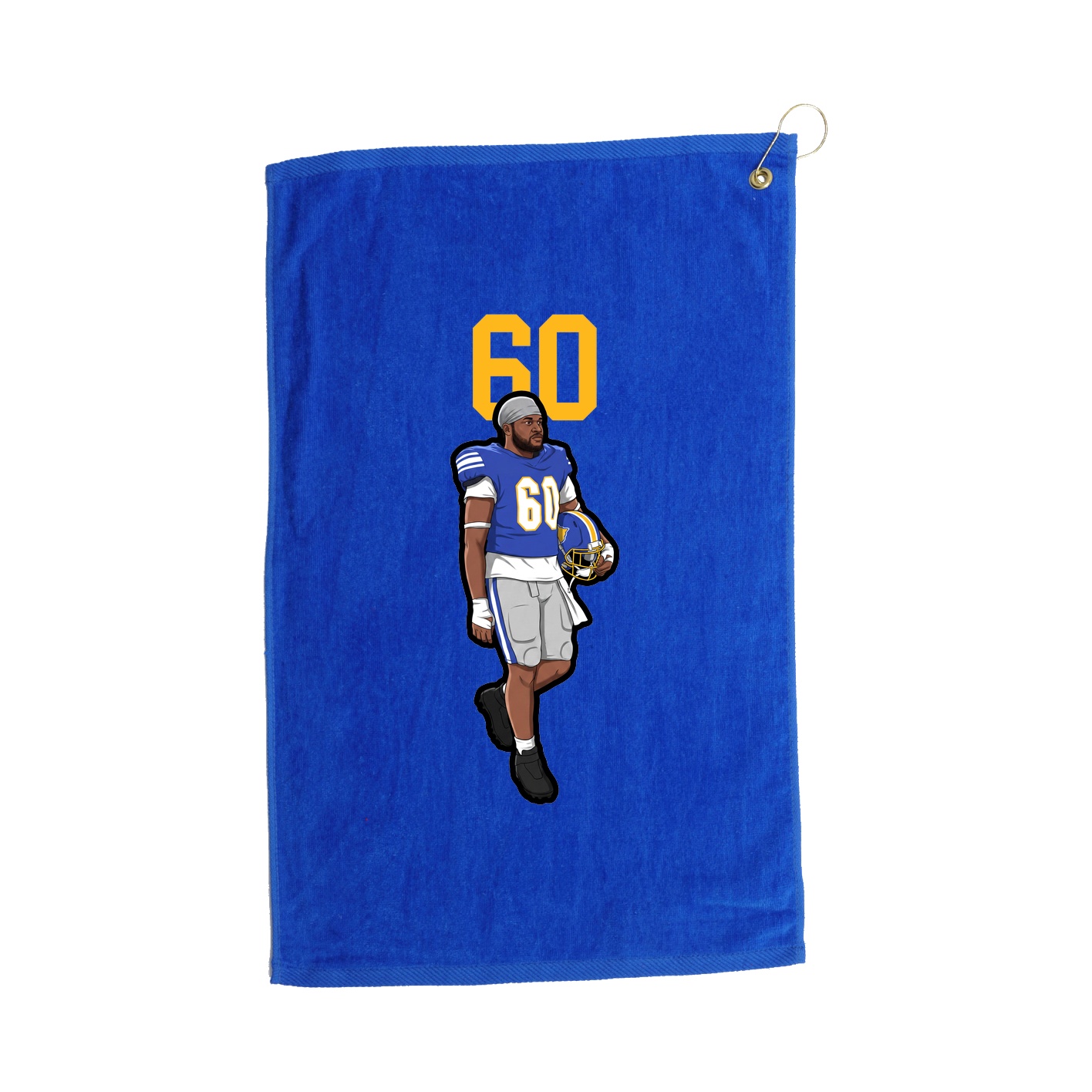 Golf Towel — Number Top in Royal