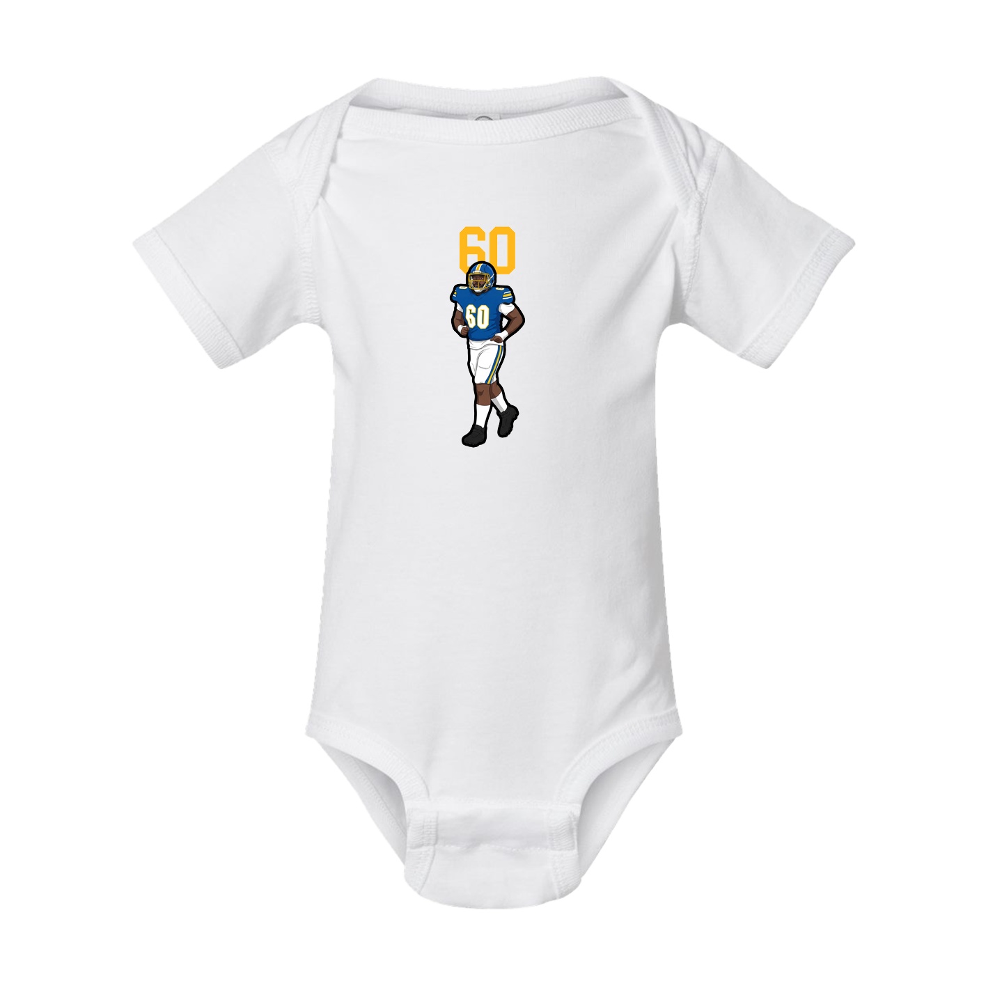Baby Onesie — Number Top in White
