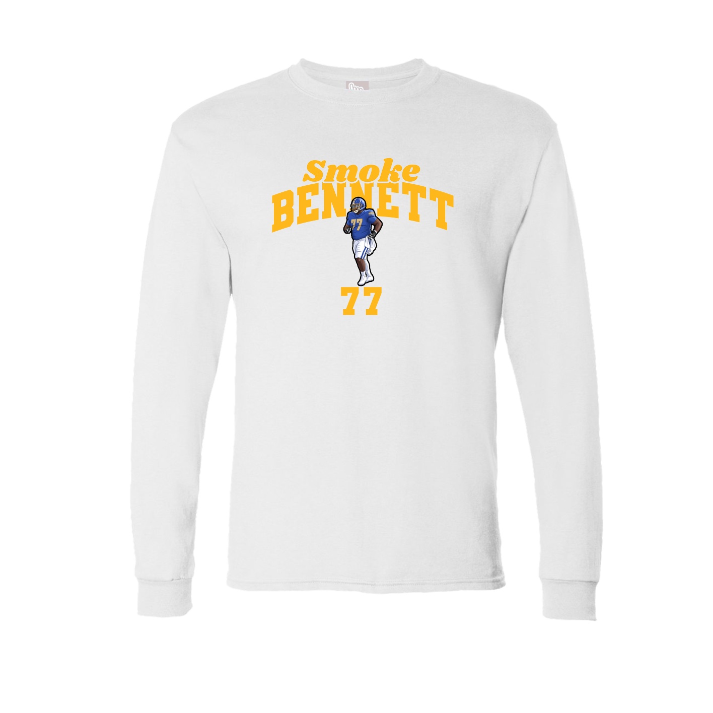 Long Sleeve Tee — Signature Arch in White