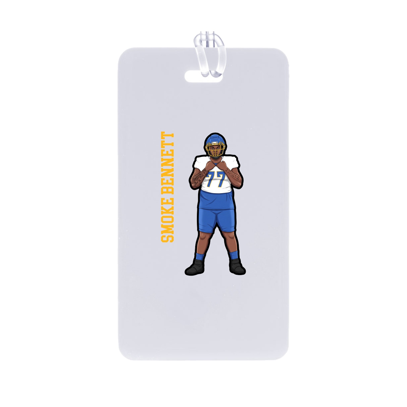 Bag Tag — Name Vertical in Classic