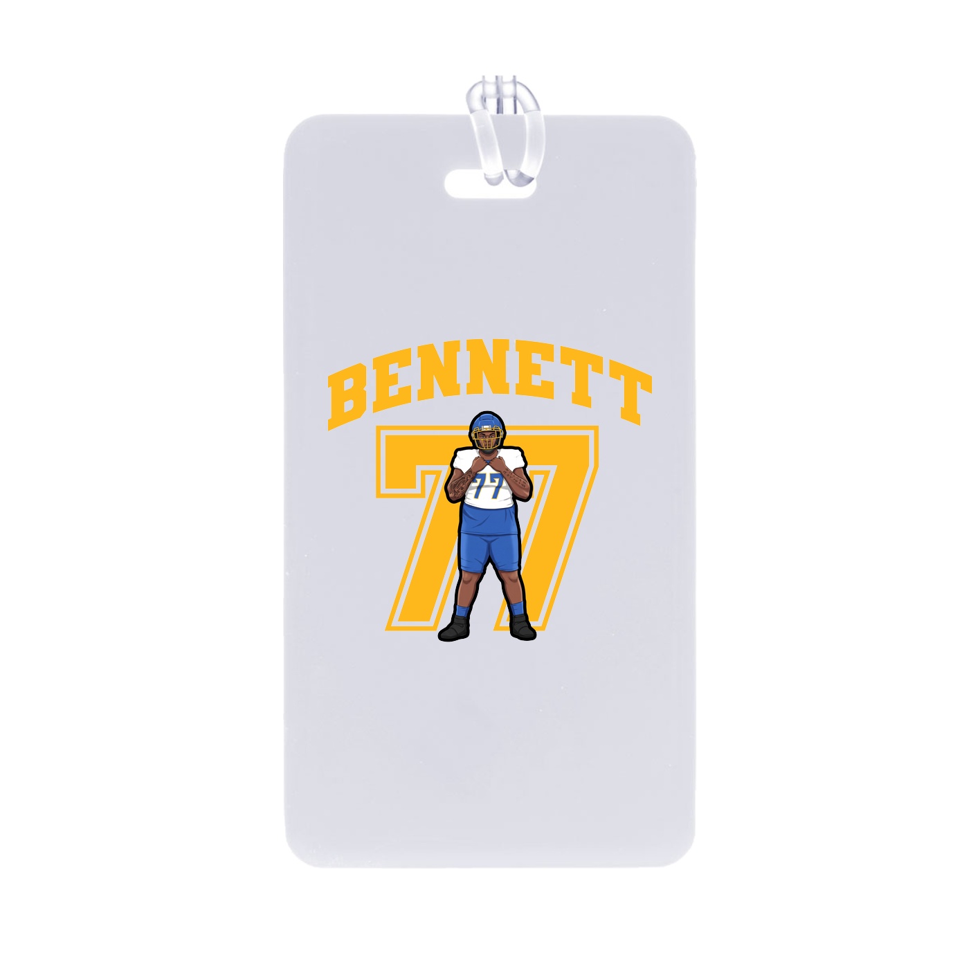 Bag Tag — Number in Classic