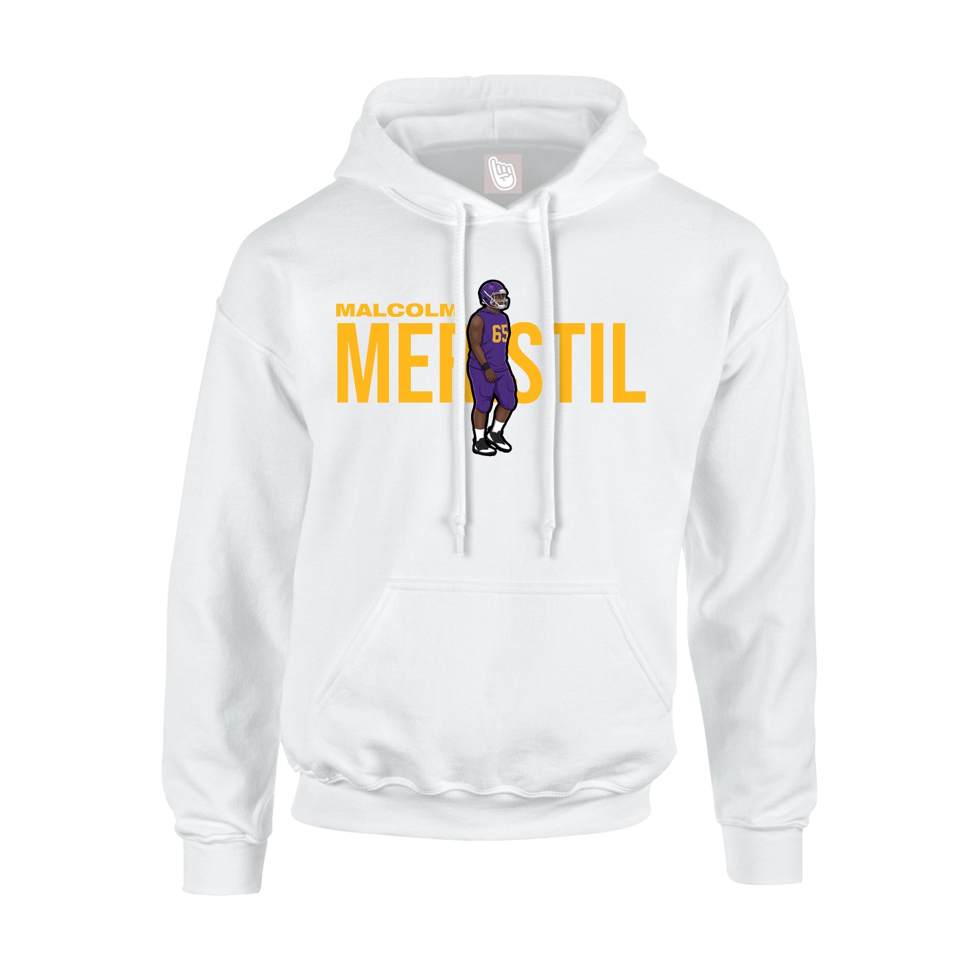 Hoodie — Player Name in White
