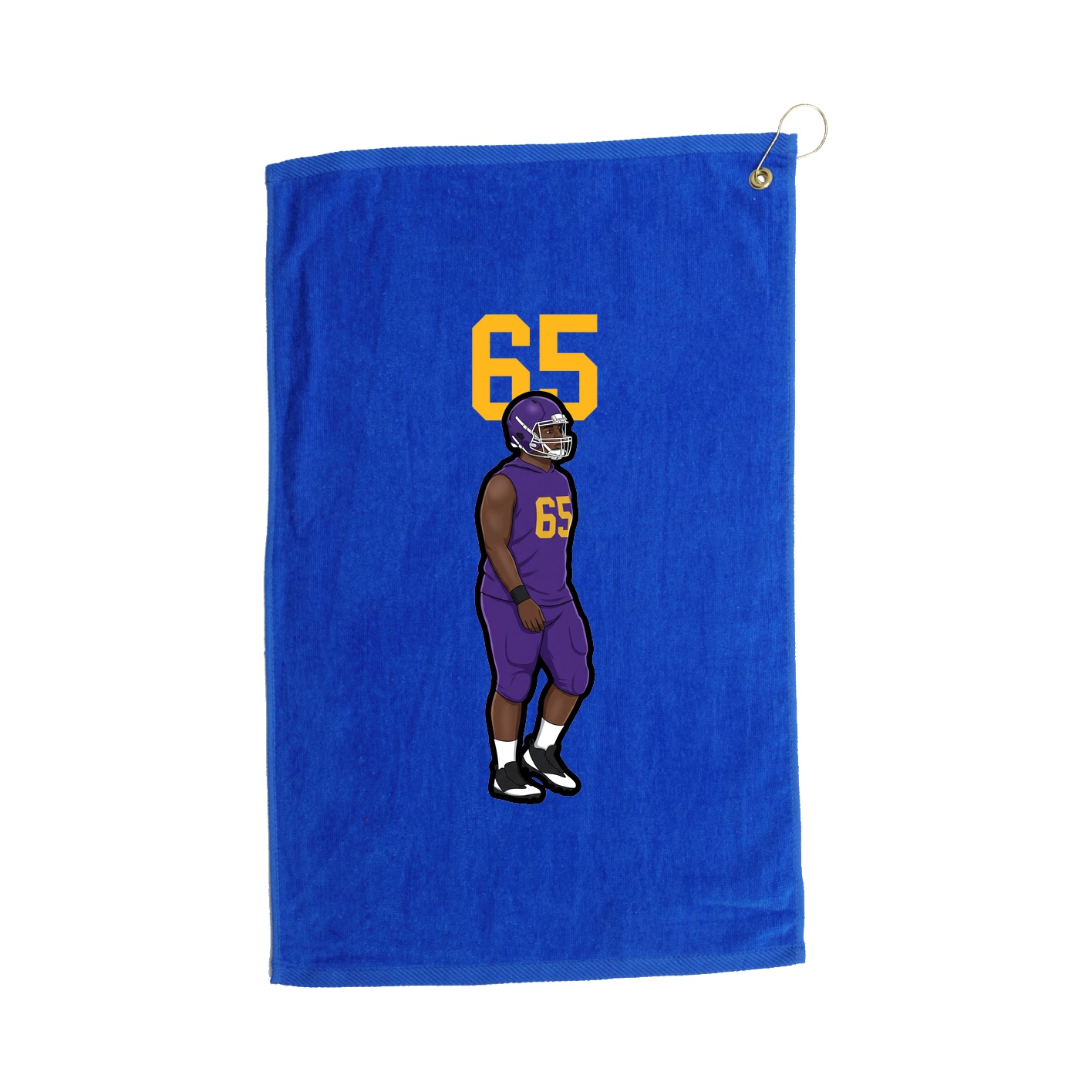 Golf Towel — Number Top in Royal