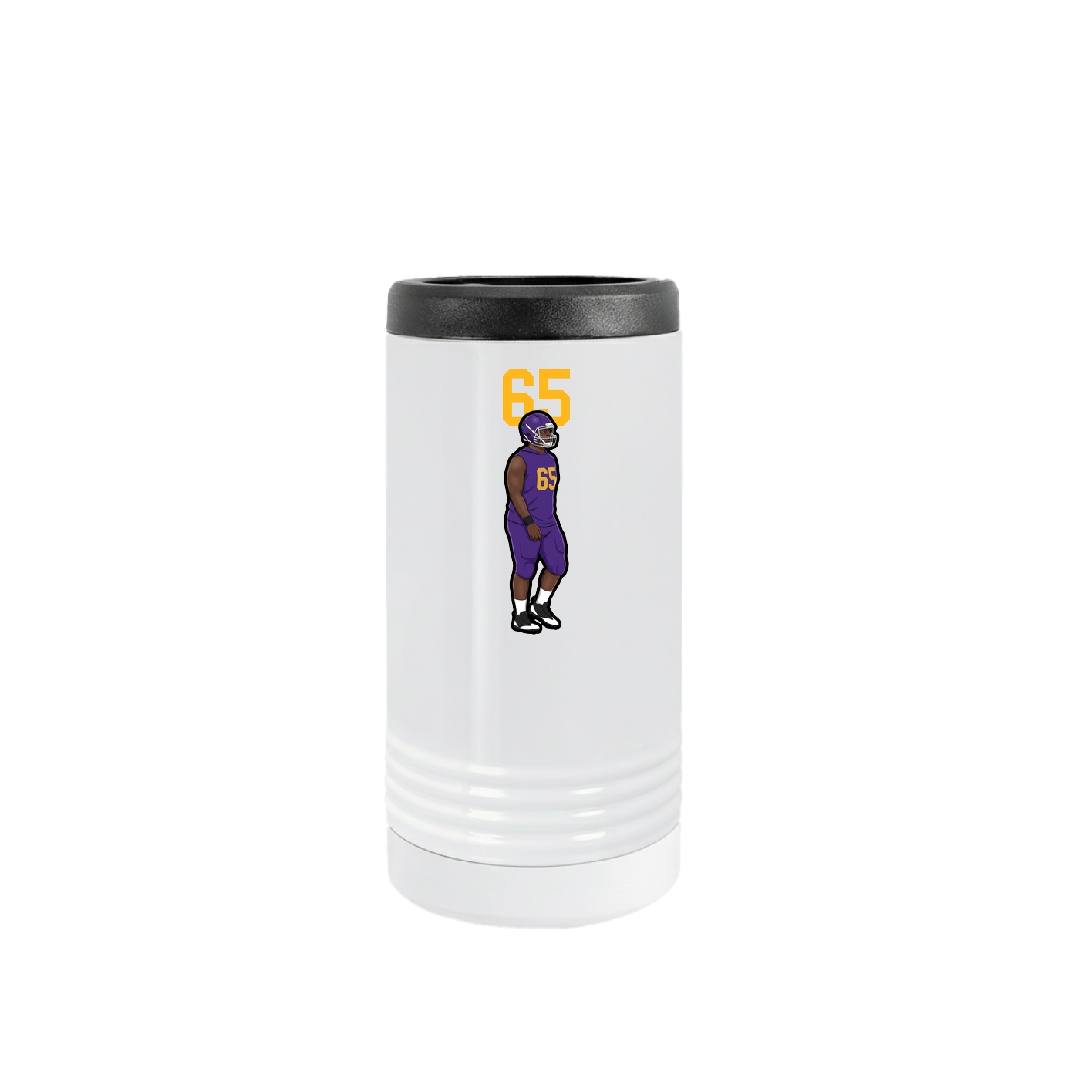 Slim Beverage Holder — Number Top in White
