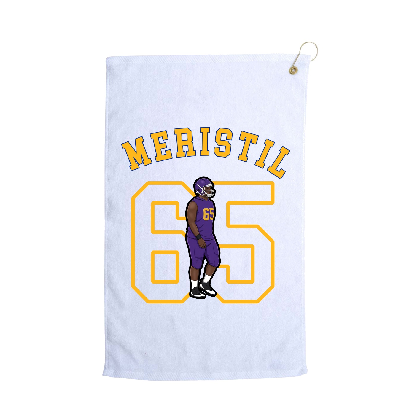 Golf Towel — Shirsey Arch in White
