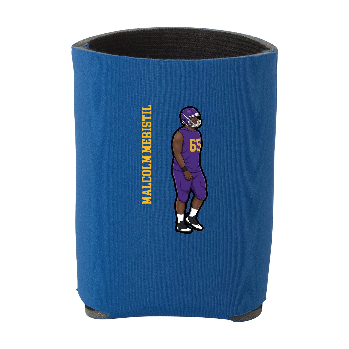 Can Holder — Name Vertical in Royal
