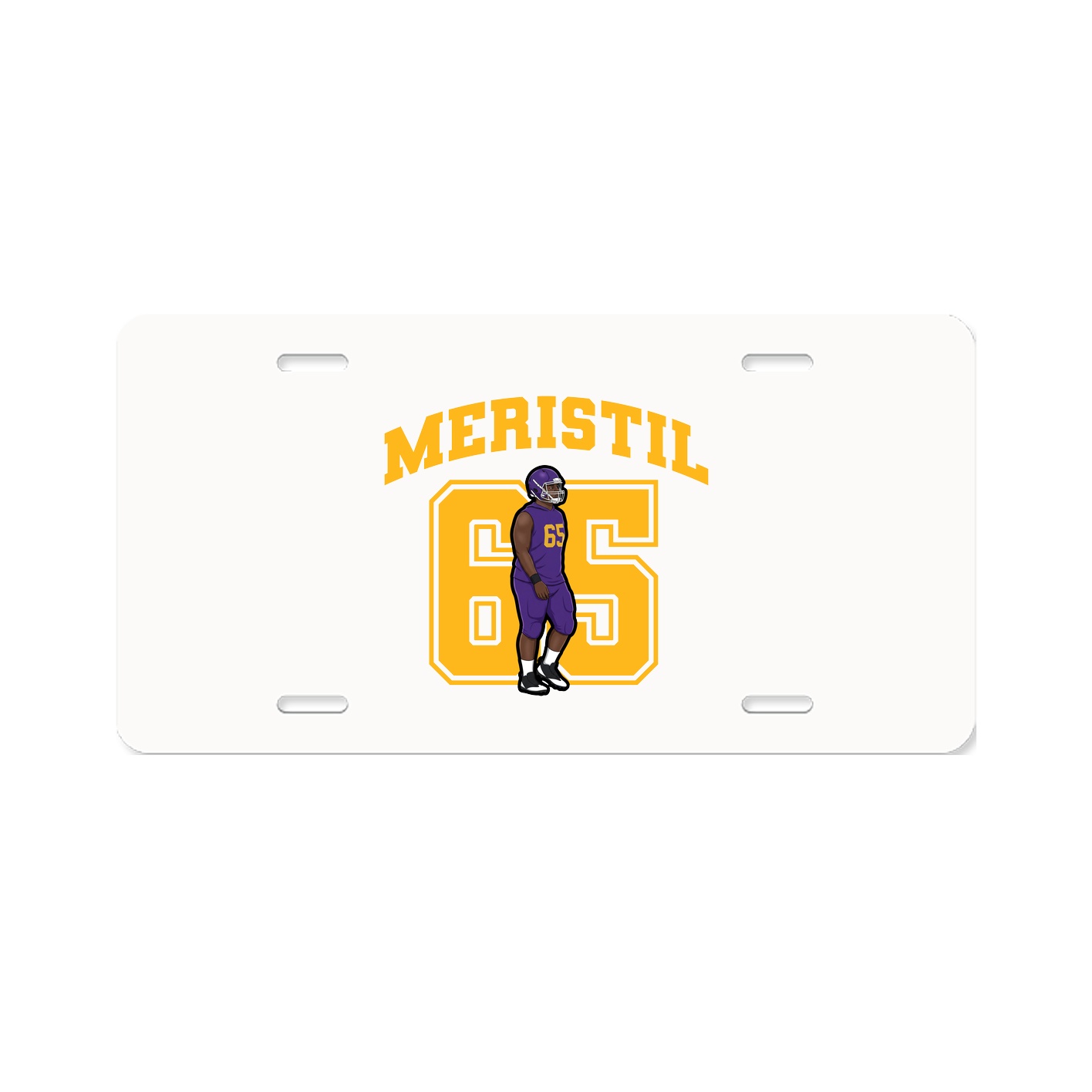 License Plate — Number in Classic