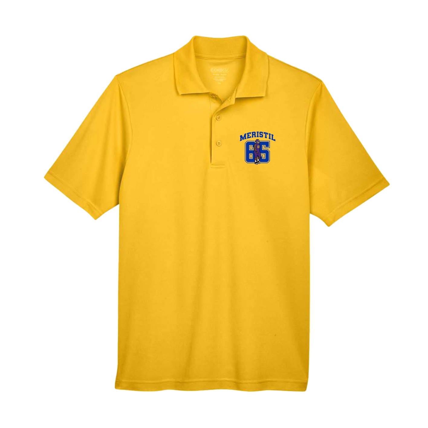 Performance Polo — Number in Gold