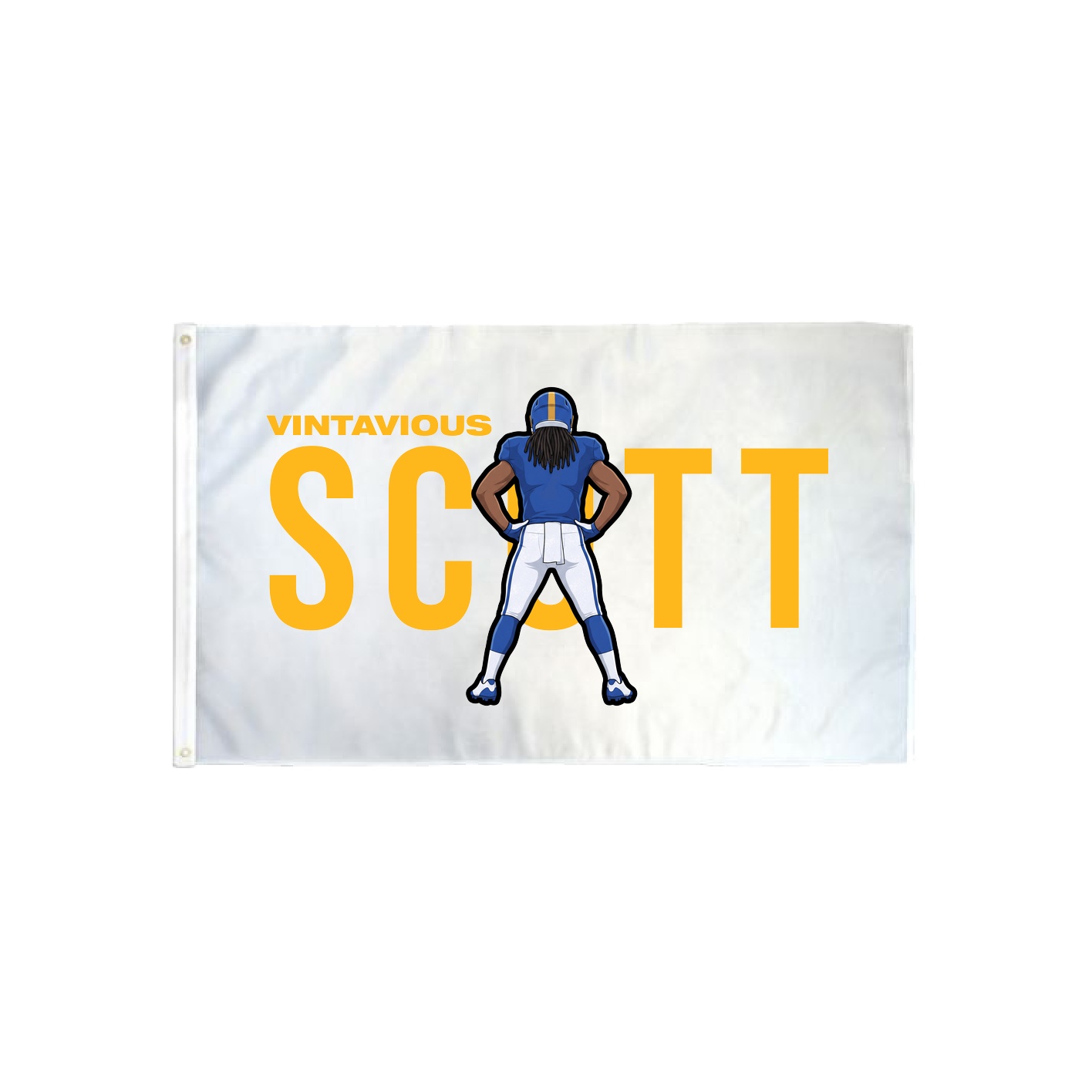 3x5 Flag — Player Name in Classic