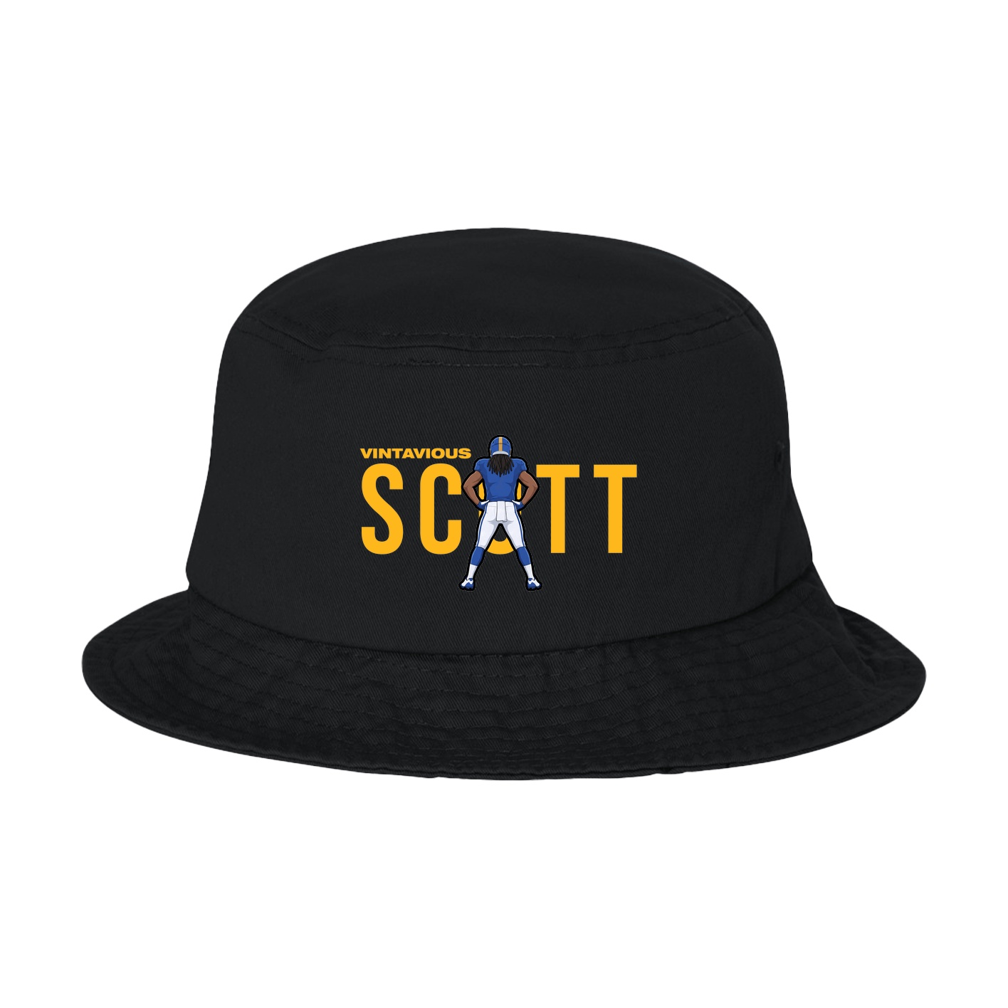 Bucket Cap — Player Name in Black
