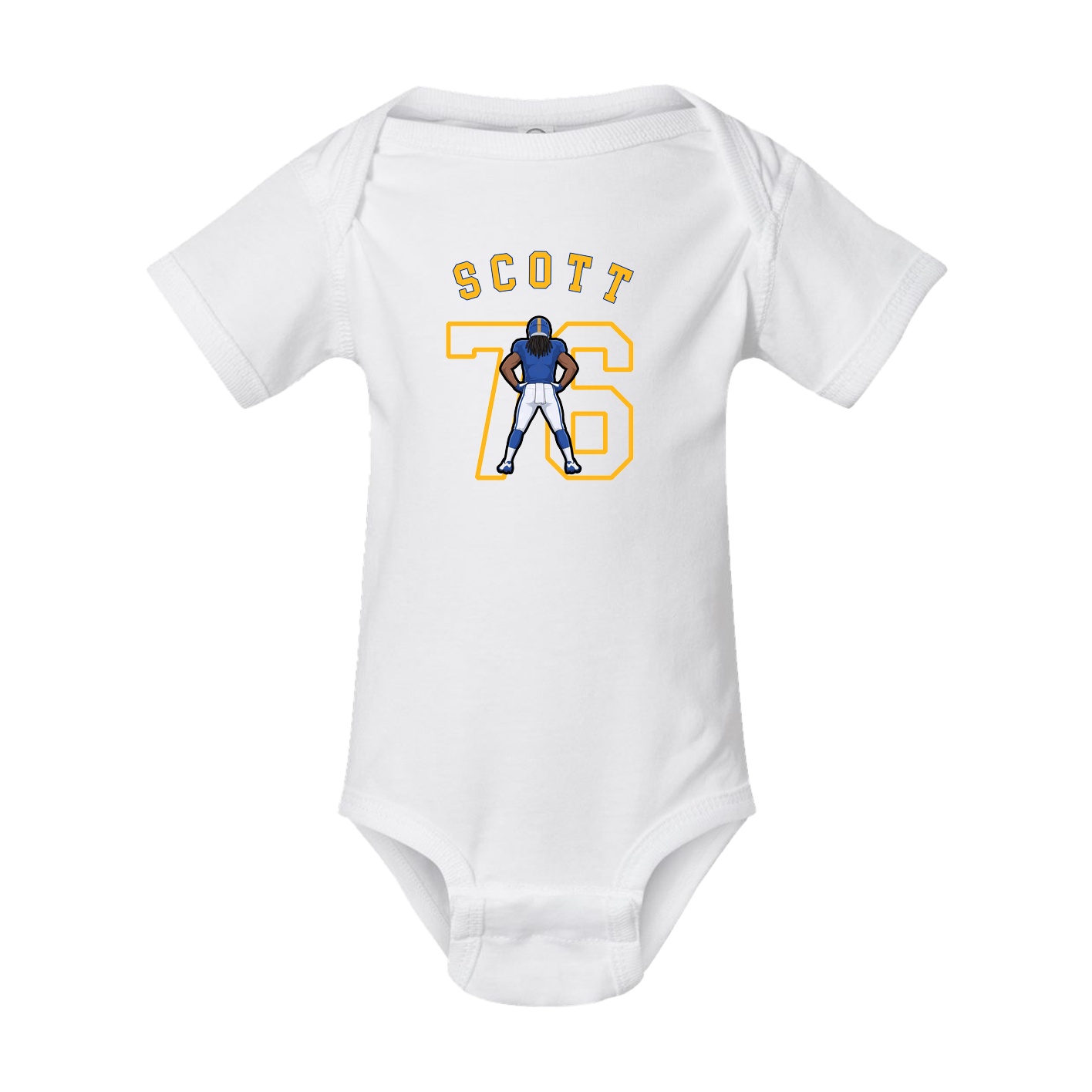 Baby Onesie — Shirsey Arch in White