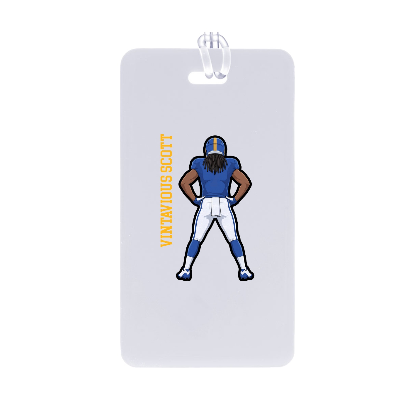 Bag Tag — Name Vertical in Classic