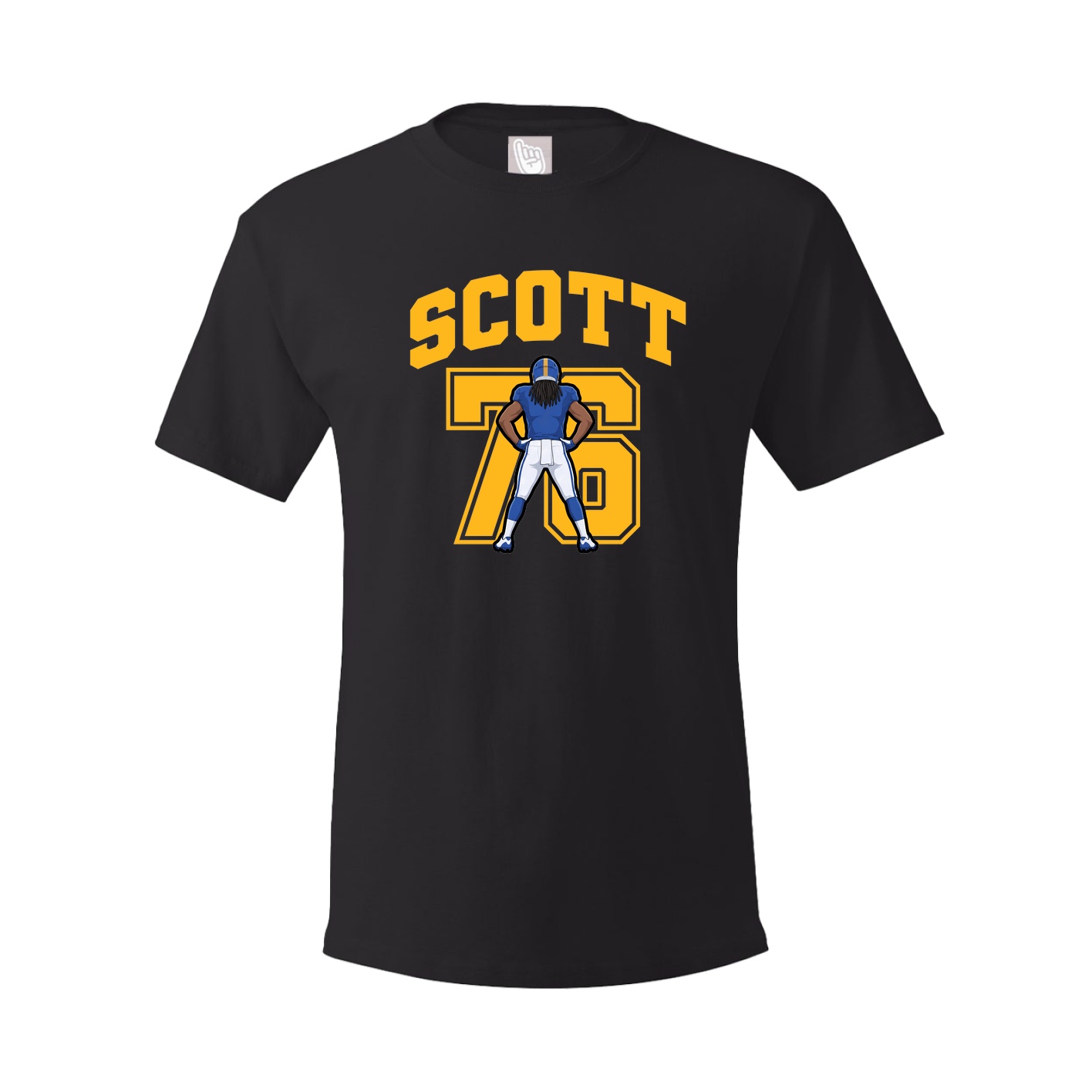Youth Tee — Number in Black
