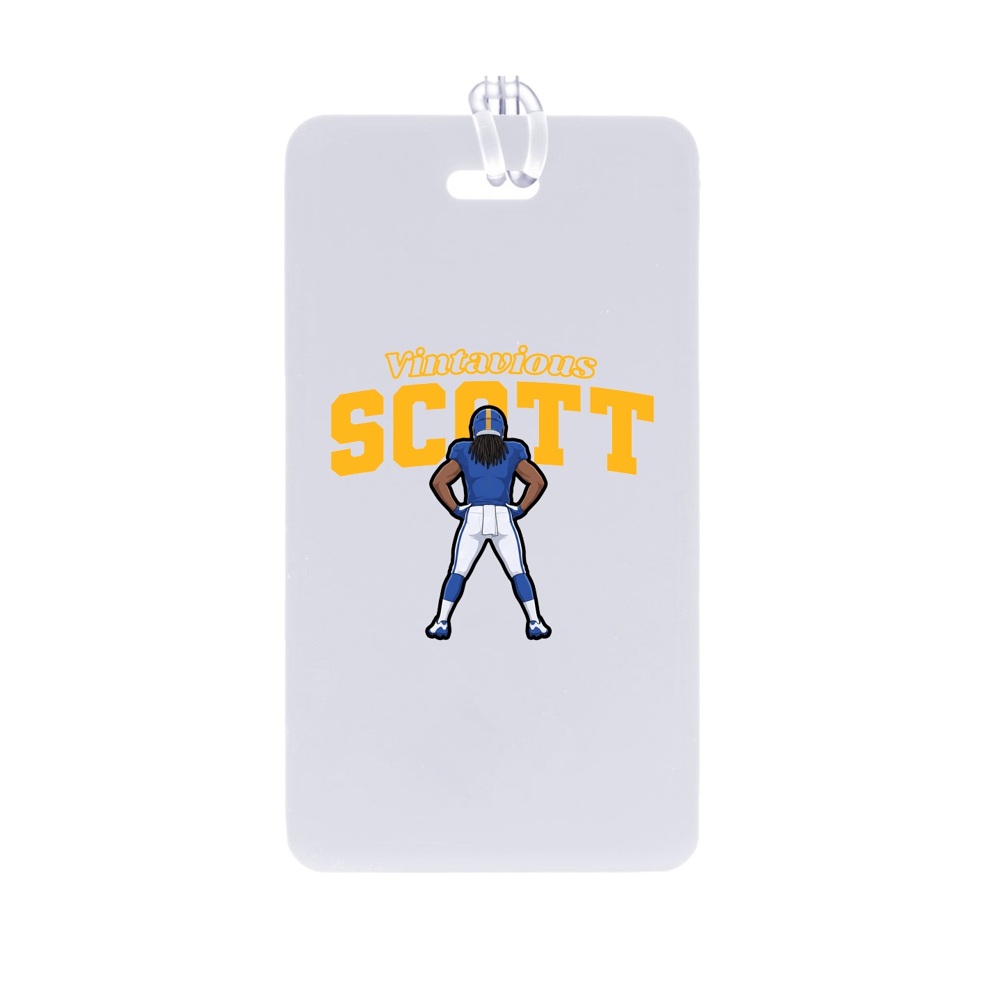 Bag Tag — Name Arch in Classic