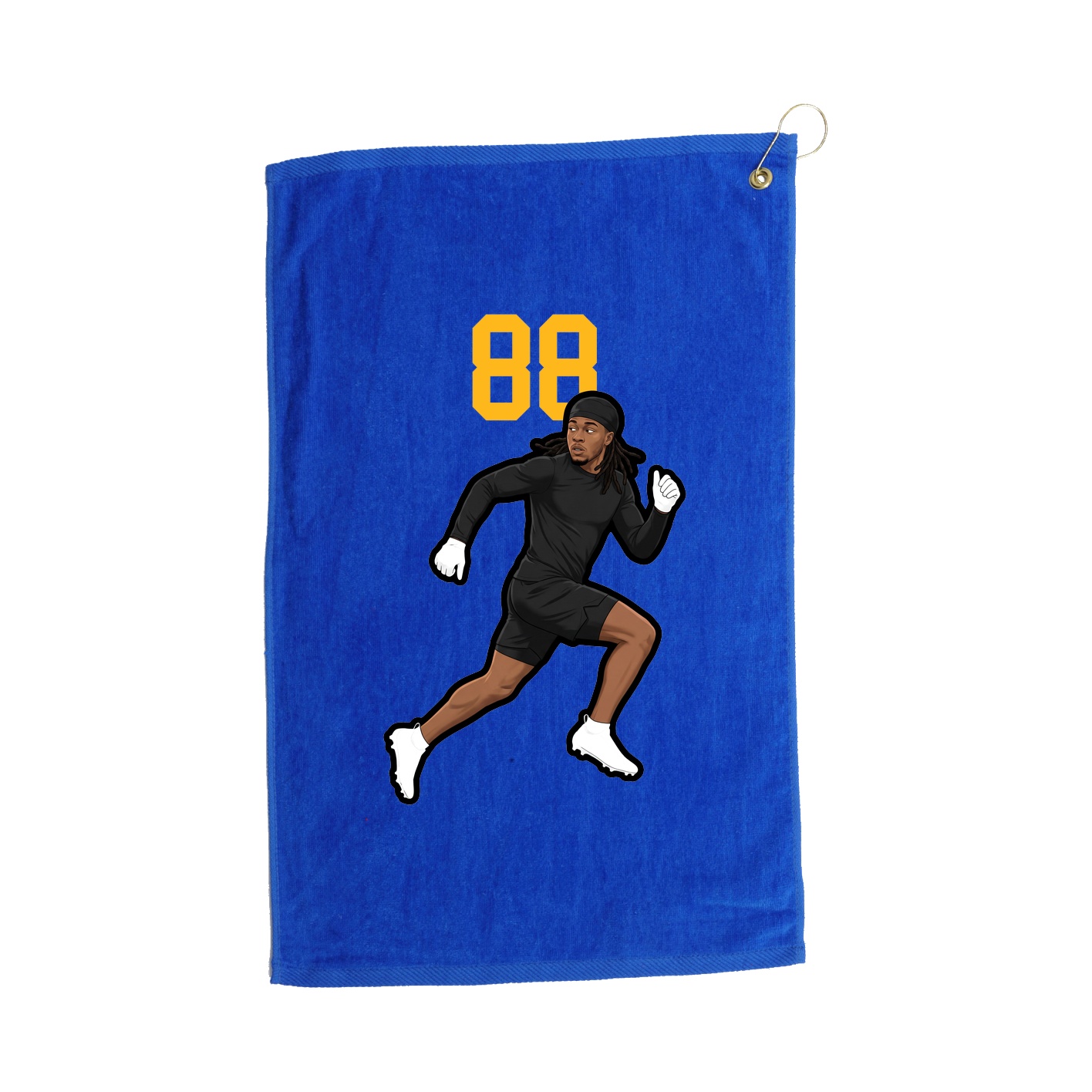 Golf Towel — Number Top in Royal