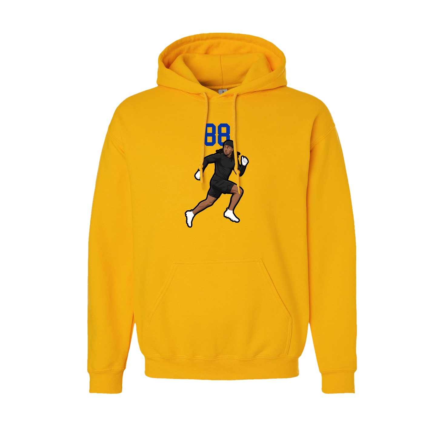 Hoodie — Number Top in Gold