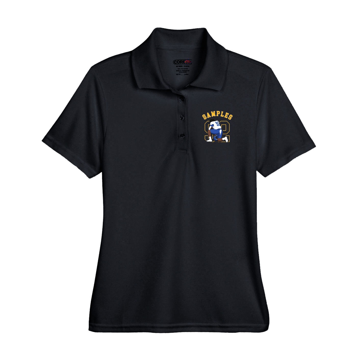 Performance Polo — Shirsey Arch in Black