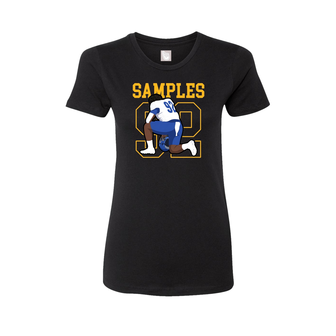 Fitted Women's Tee — Shirsey in Black