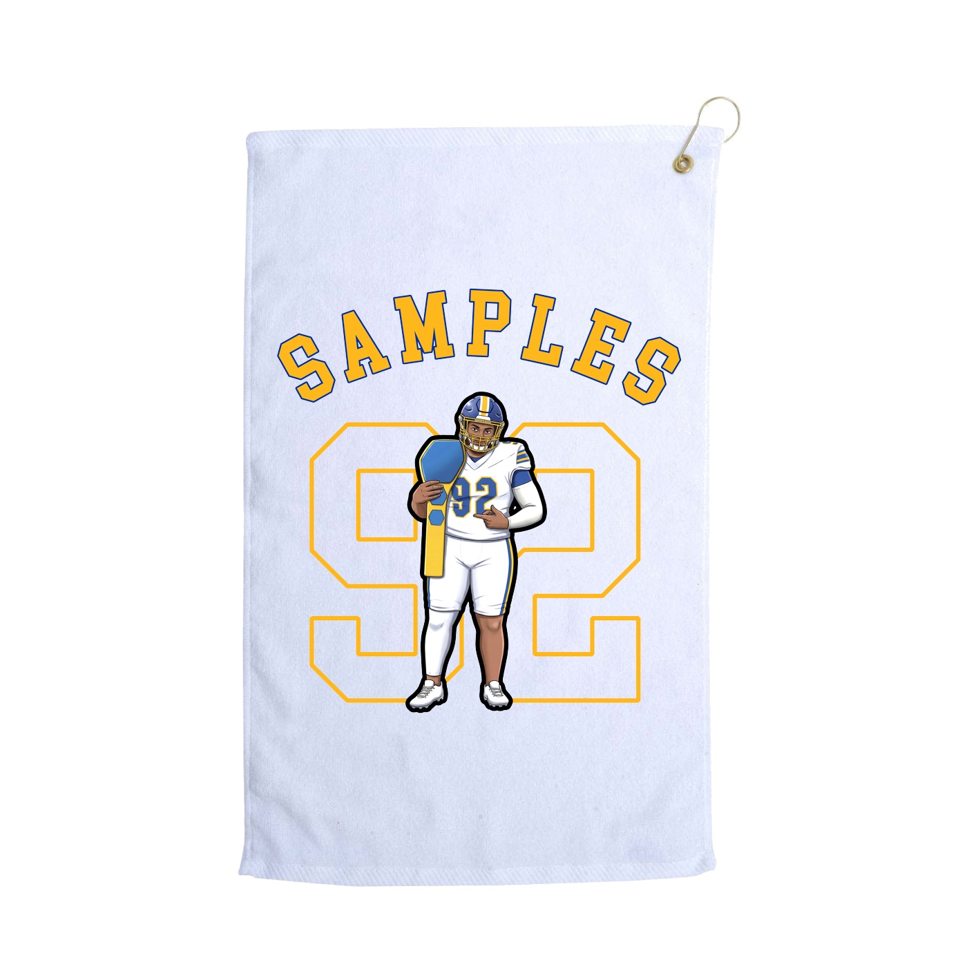 Golf Towel — Shirsey Arch in White