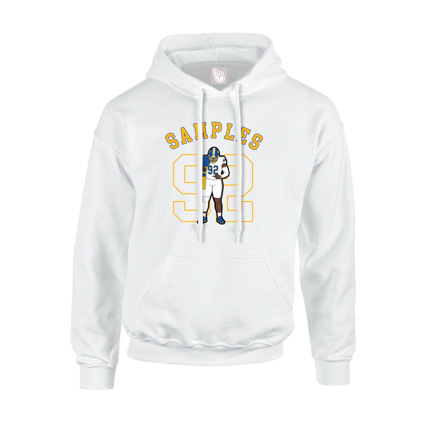 Youth Hoodie — Shirsey Arch in White