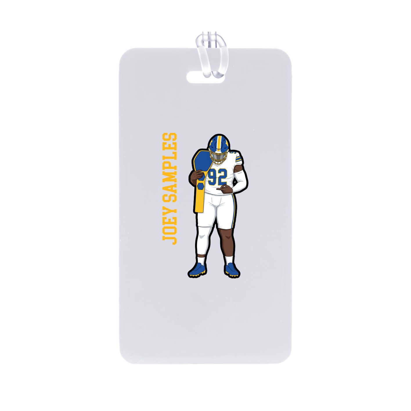 Bag Tag — Name Vertical in Classic