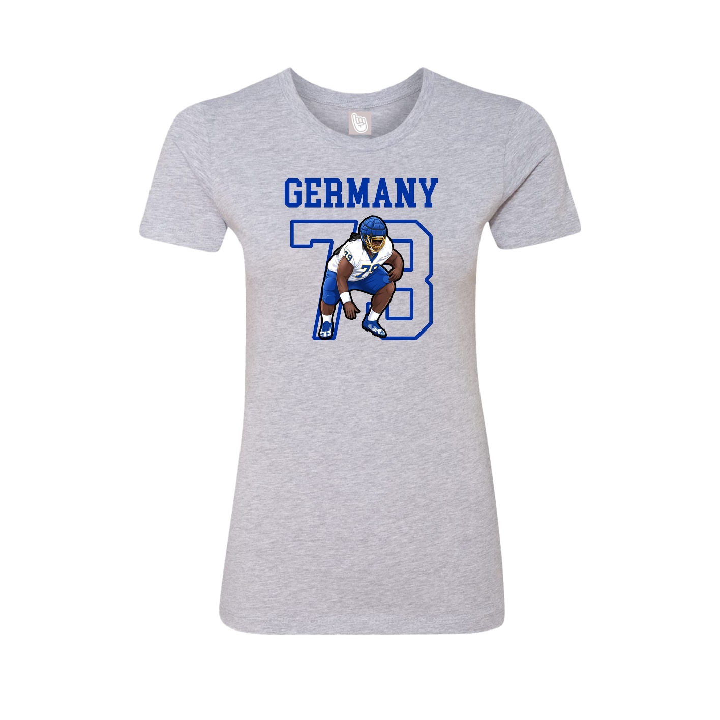 Fitted Women's Tee — Shirsey in Grey