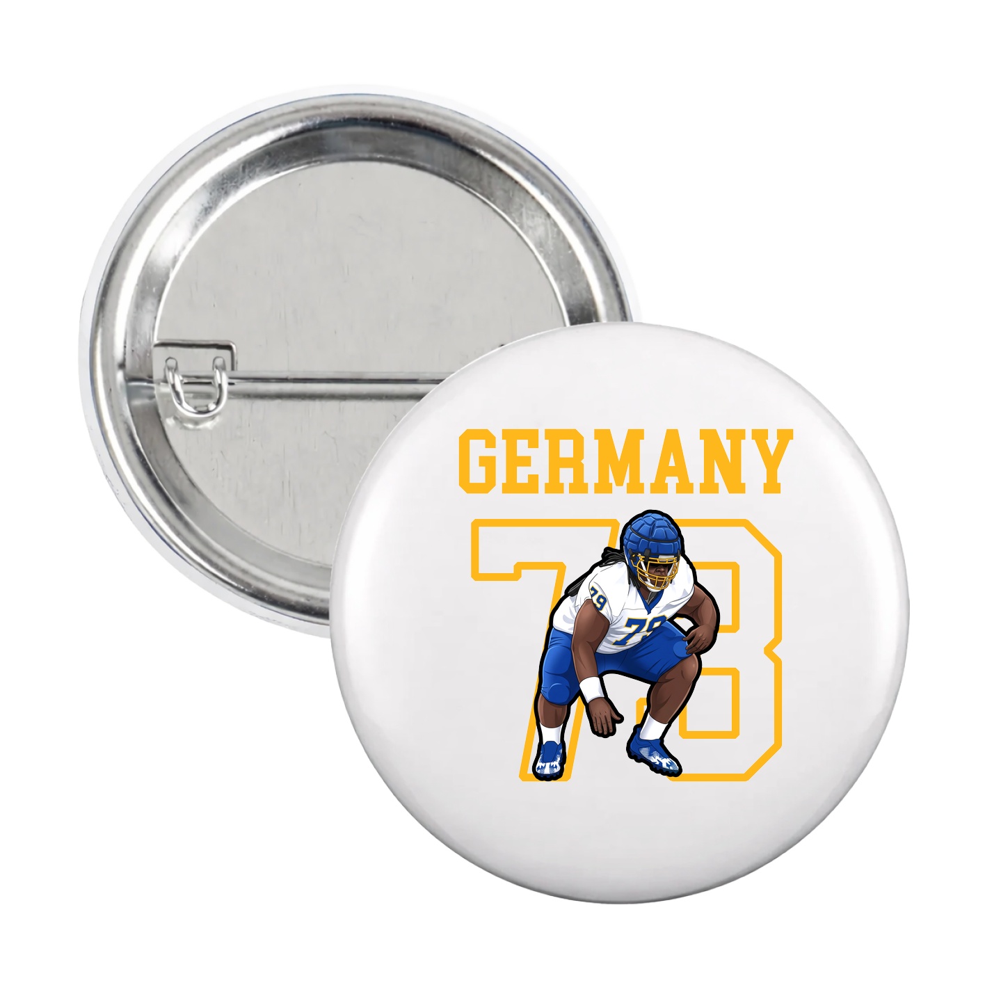 Game Day Button — Shirsey in White