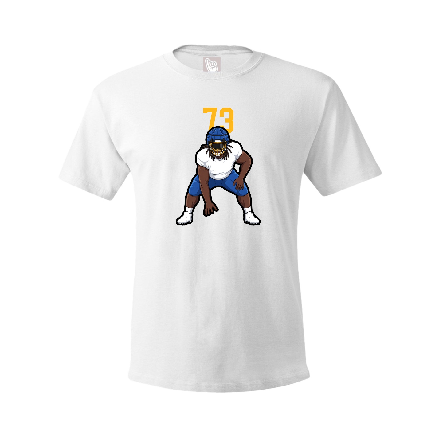 Tee — Number Top in White