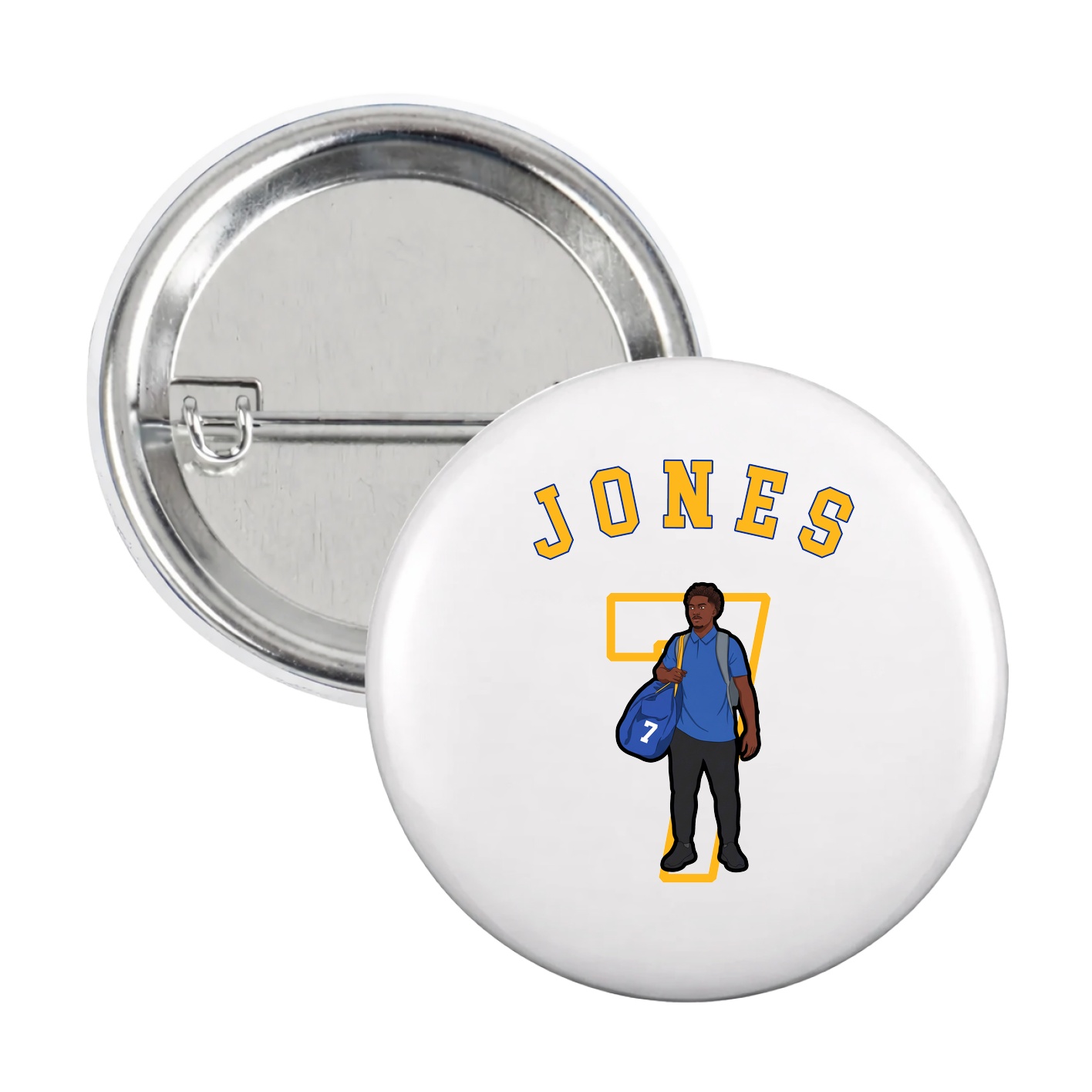 Game Day Button — Shirsey Arch in White