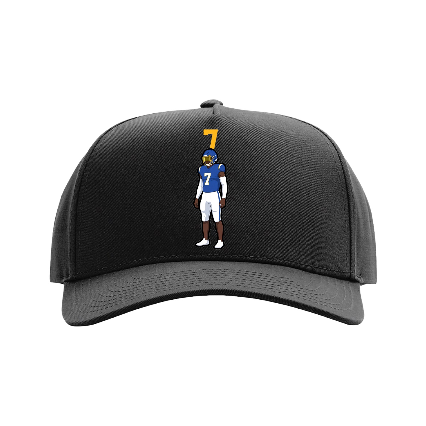 Full Fabric Five-Panel Champ Cap