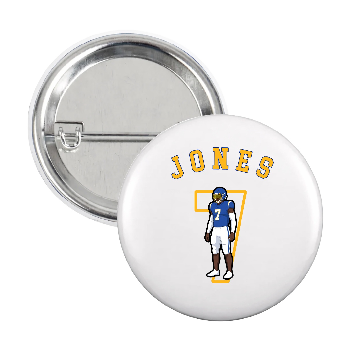Game Day Button — Shirsey Arch in White