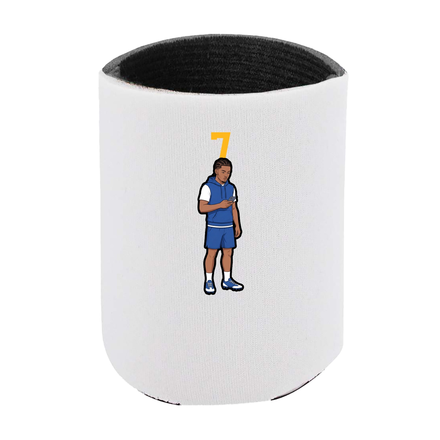 Can Holder — Number Top in White