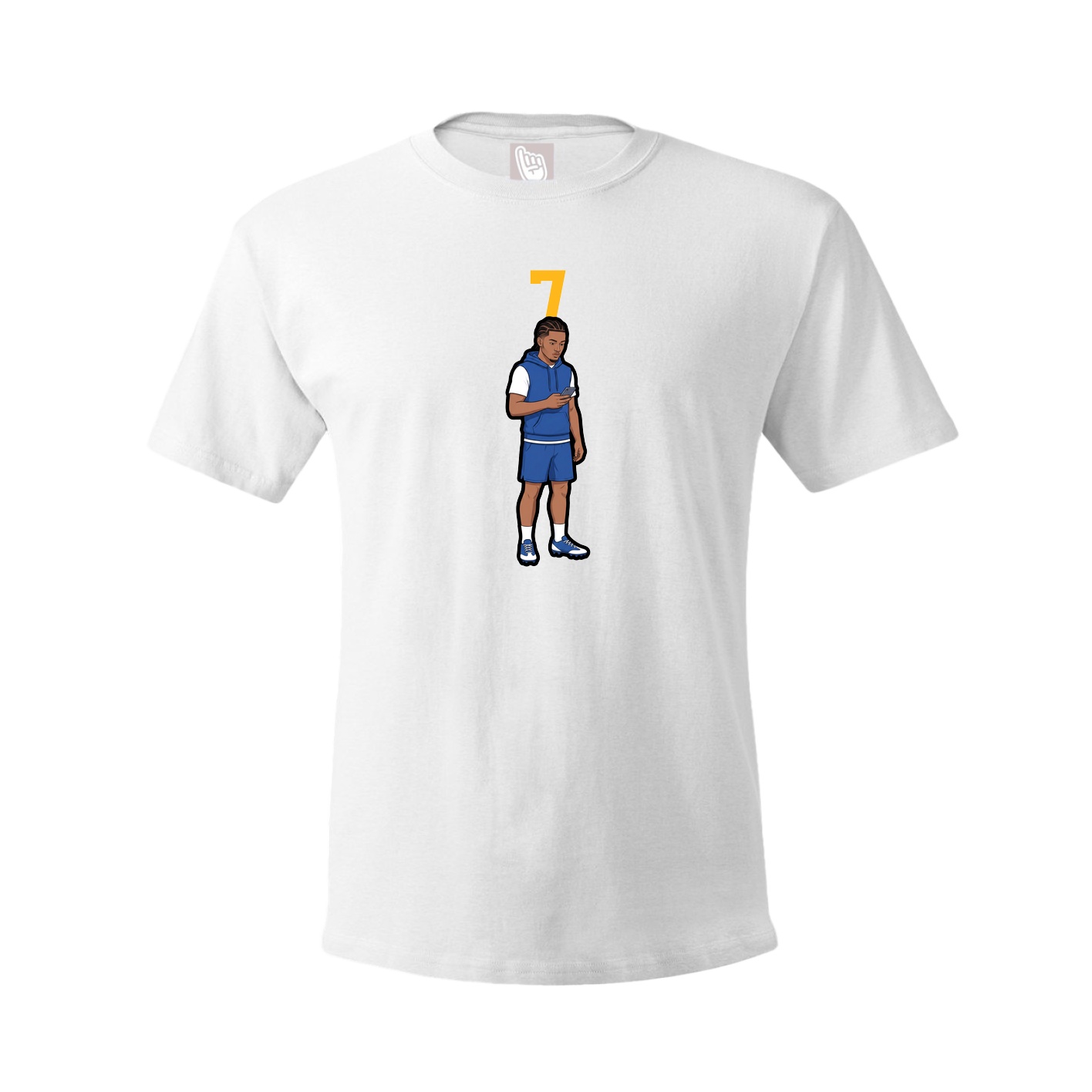 Tee — Number Top in White