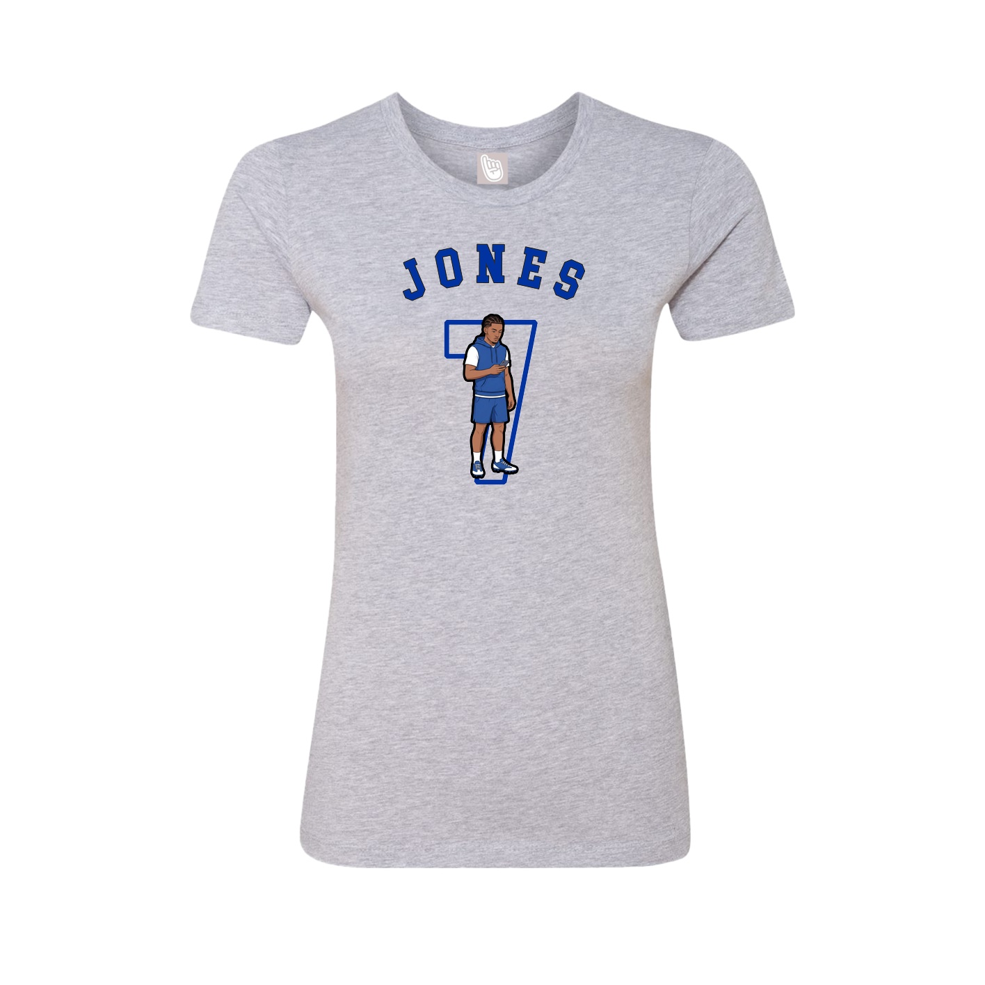 Fitted Women's Tee — Shirsey Arch in Grey