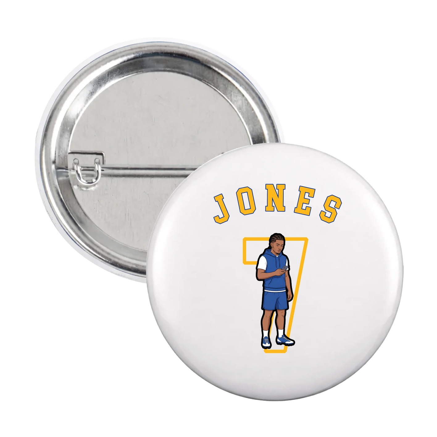 Game Day Button — Shirsey Arch in White
