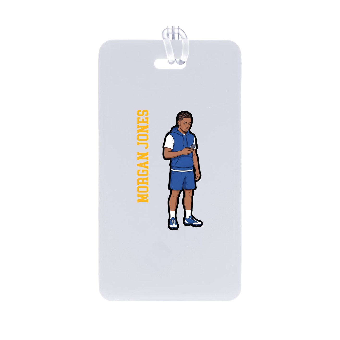 Bag Tag — Name Vertical in Classic