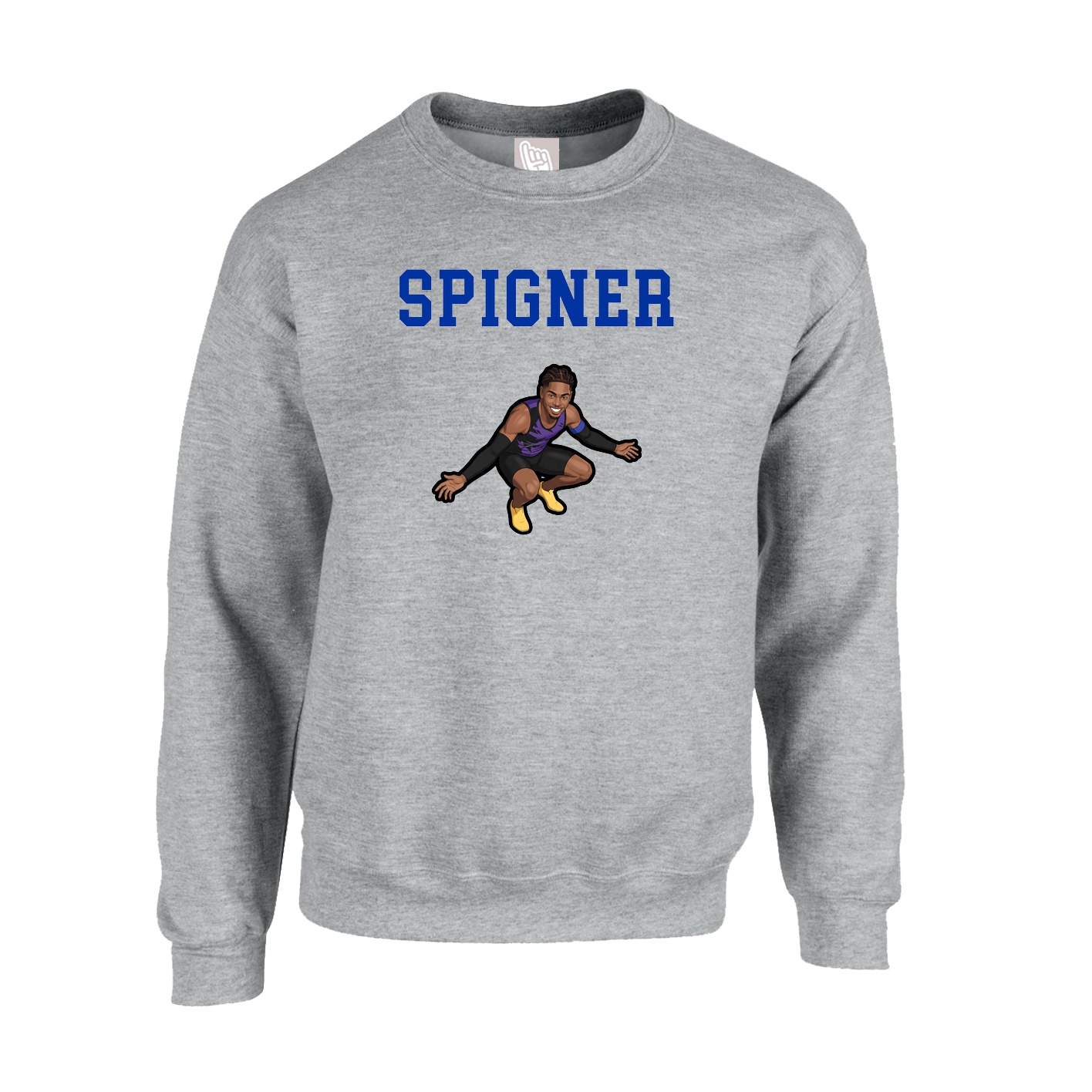 Fleece Crew — Shirsey in Grey
