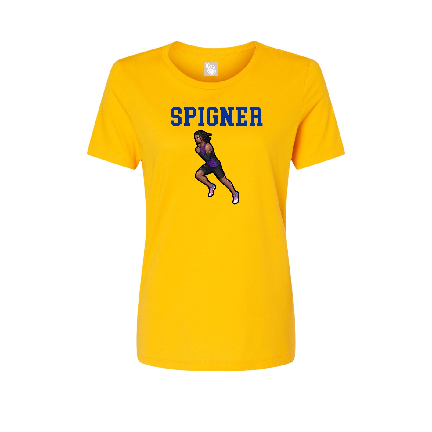 Fitted Women's Tee — Shirsey in Gold