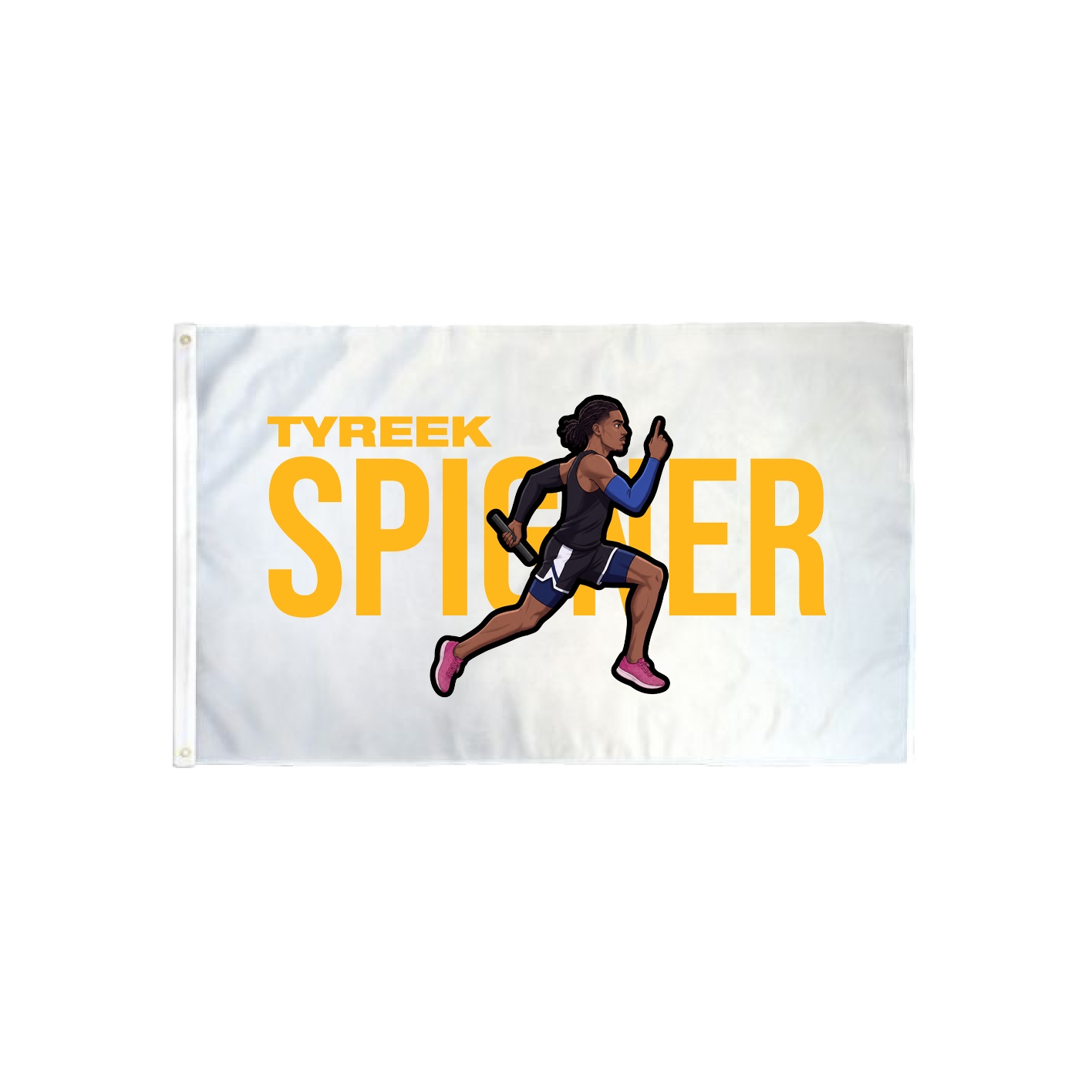 3x5 Flag — Player Name in Classic
